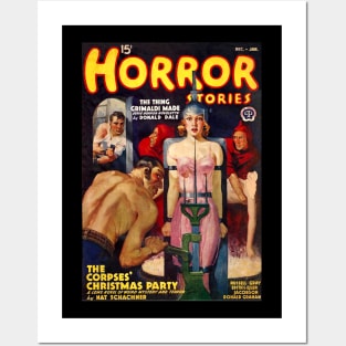 Horror Stories Magazine Cover December 1938 Posters and Art